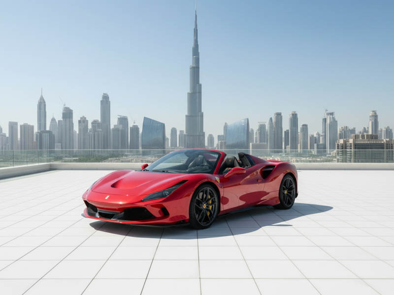 Rent a Ferrari F8 Tributo Spider Novitec