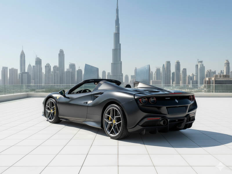 Ferrari F8 Tributo Spyder Black 