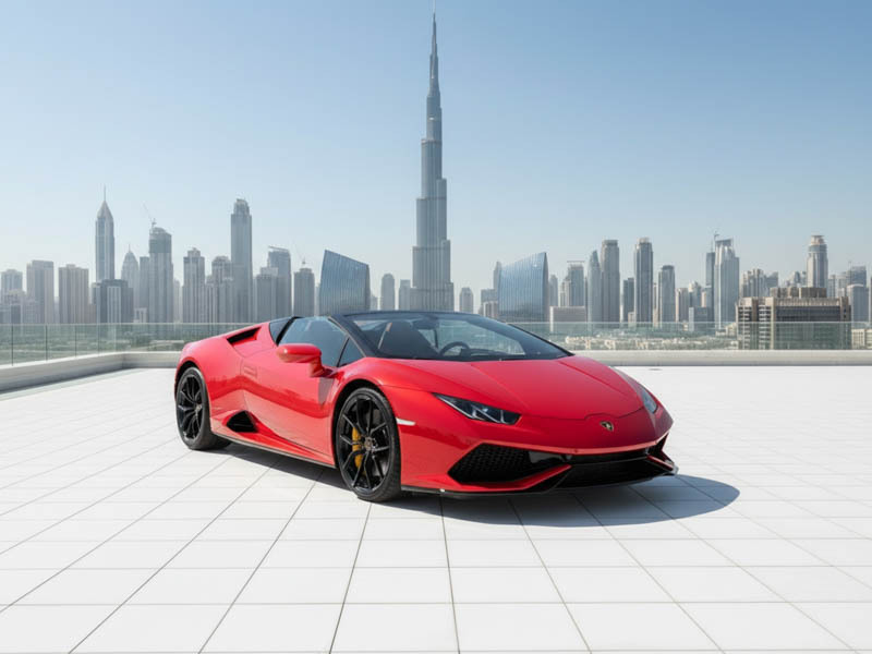 Rent a Lamborghini Huracan EVO Spyder