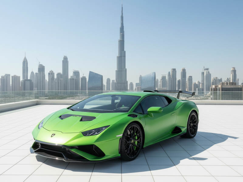 Rent a Lamborghini Huracan STO