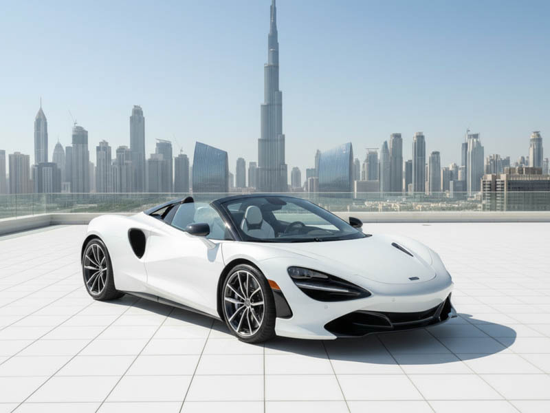 Rent a McLaren Artura Spyder White 